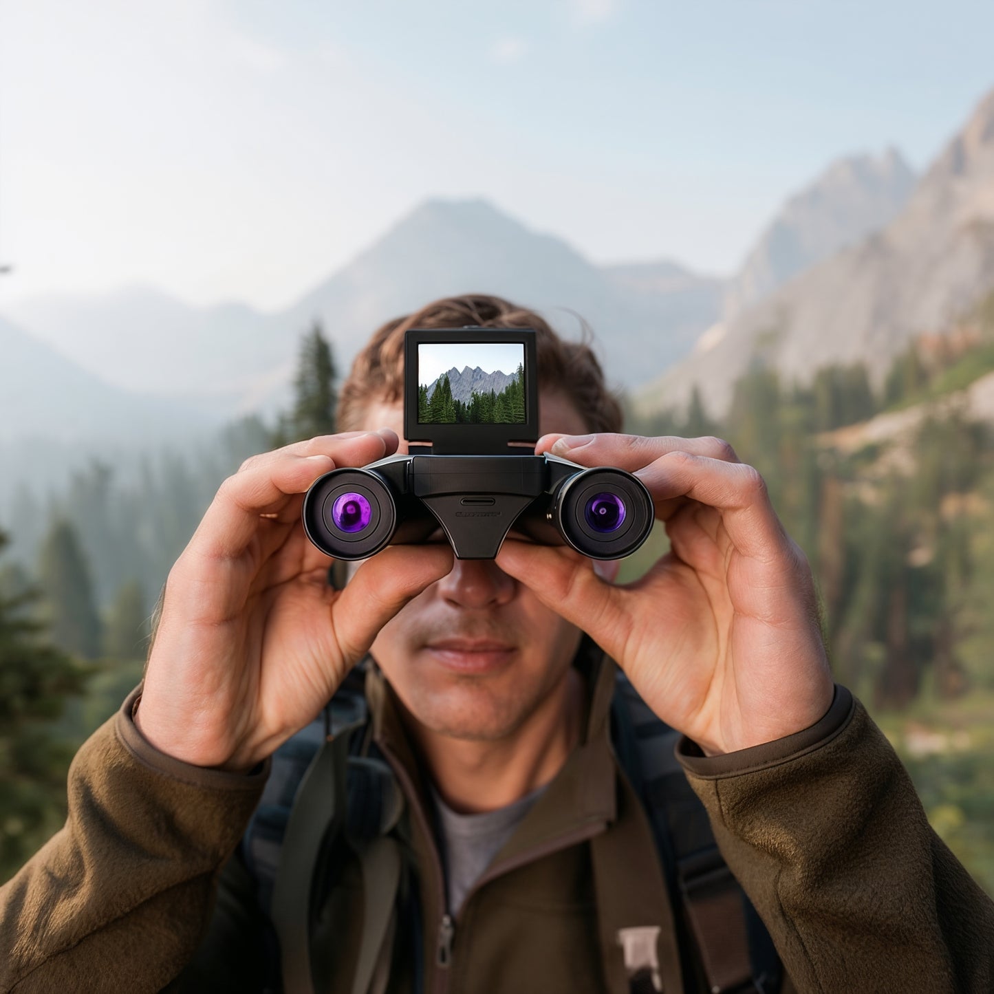 Jumelles numériques LCD