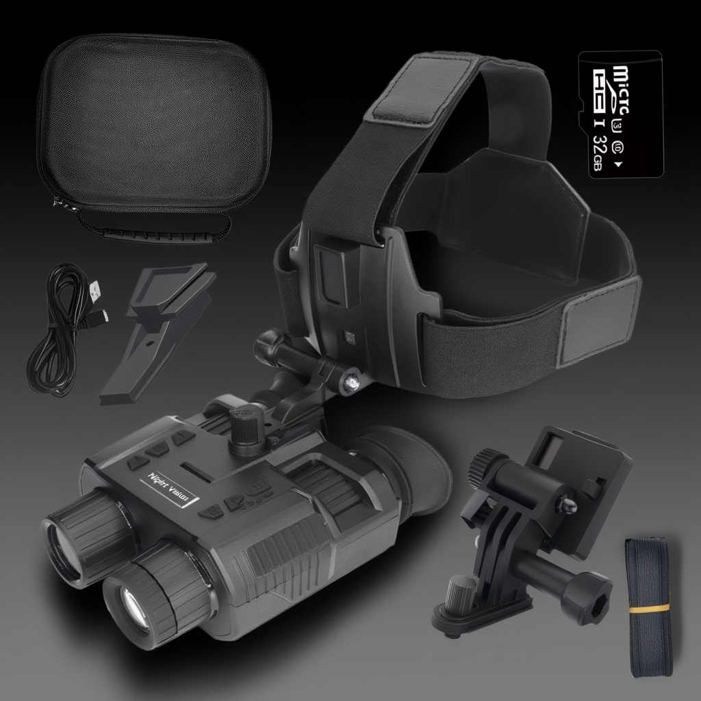 Jumelles Vision Nocturne 4K 3D | Mains Libres | PrestigeVision